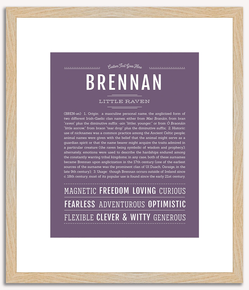 Brennan | Name Art Print