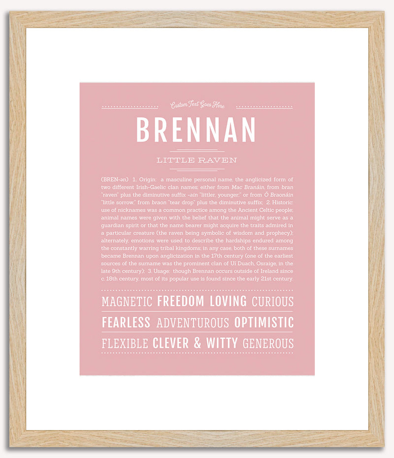 Brennan | Name Art Print