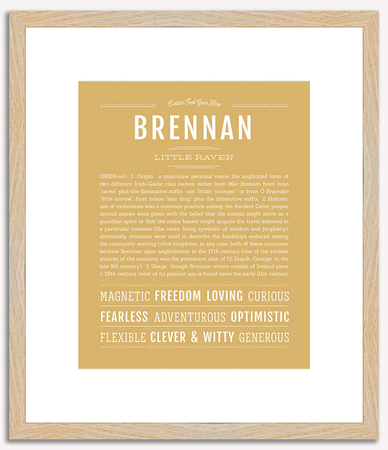 Brennan | Name Art Print