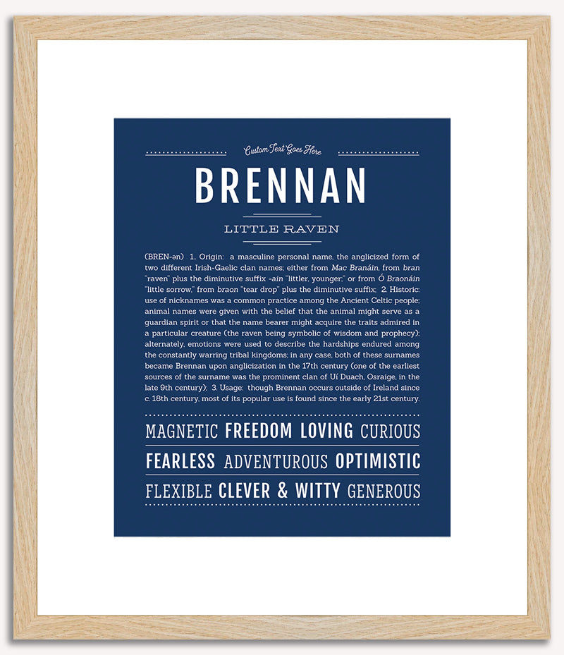 Brennan | Name Art Print