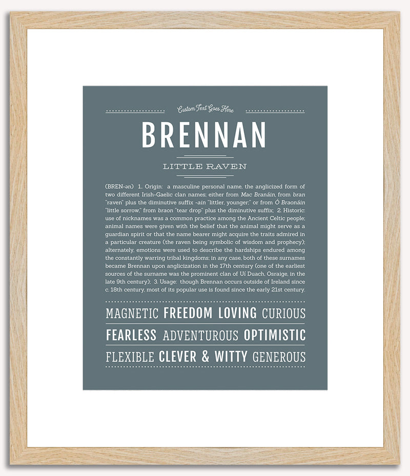 Brennan | Name Art Print