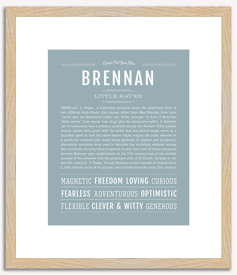 Brennan | Name Art Print