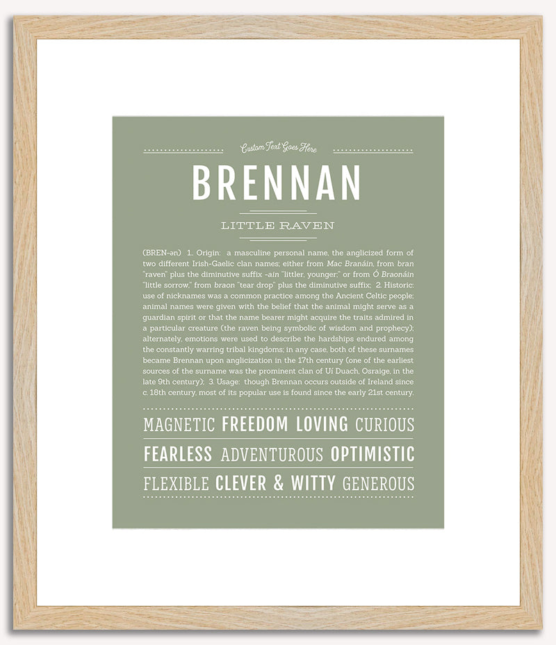 Brennan | Name Art Print