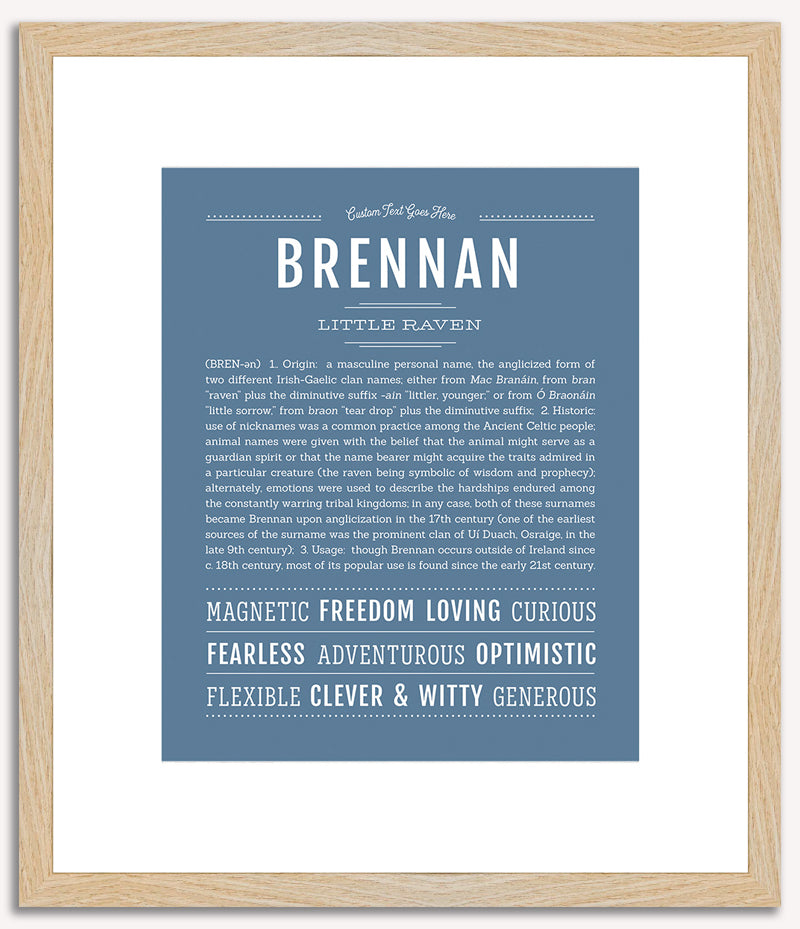 Brennan | Name Art Print