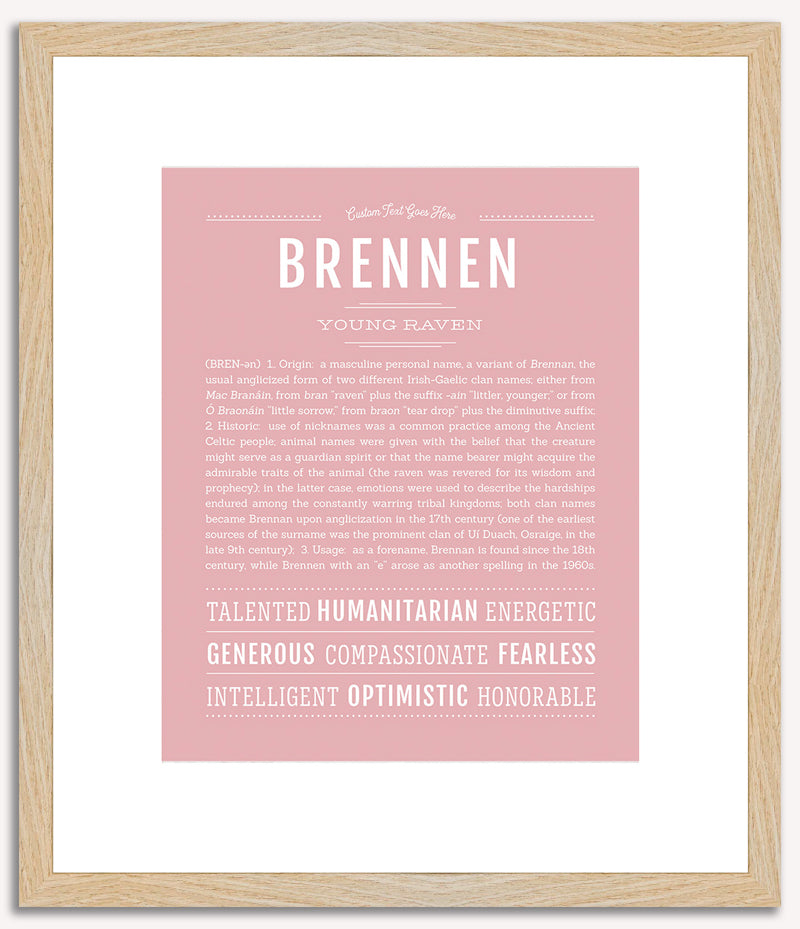 Brennen | Name Art Print