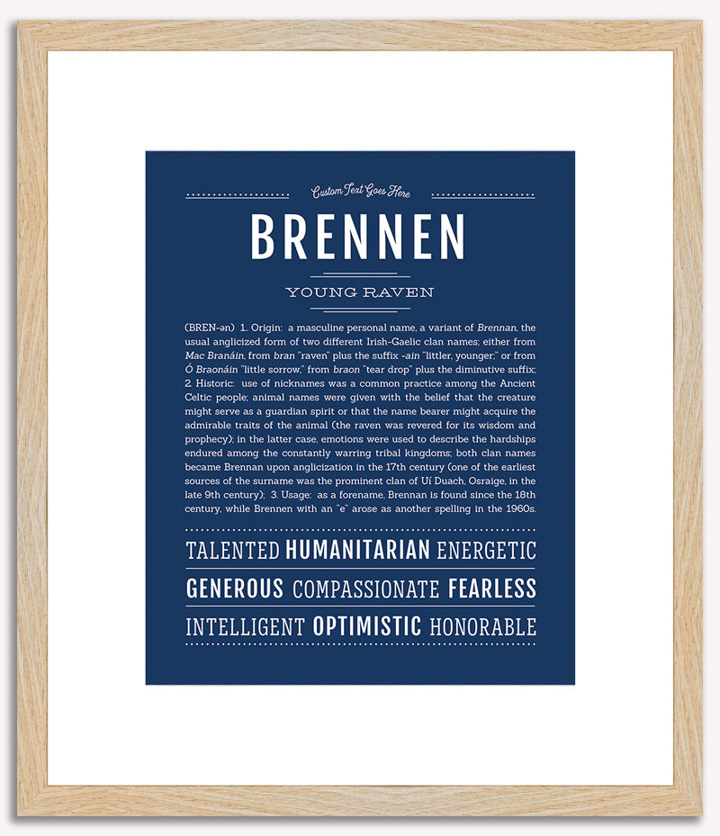 Brennen | Name Art Print