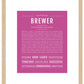 Brewer | Name Art Print