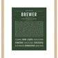 Brewer | Name Art Print