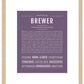 Brewer | Name Art Print
