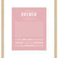 Brewer | Name Art Print