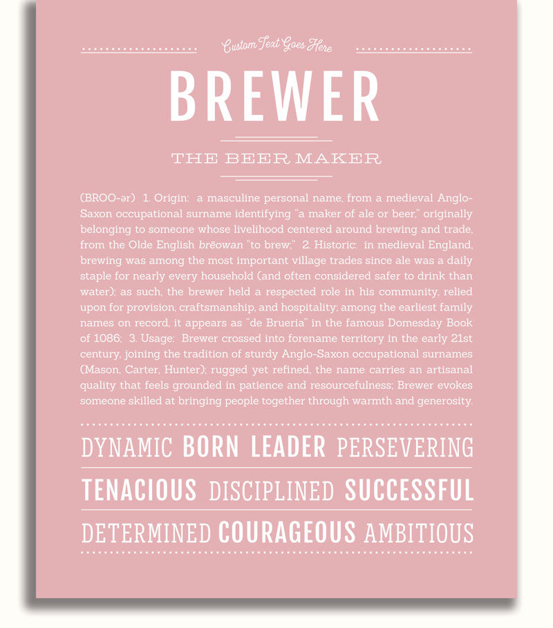 Frame Options | Dusty Rose | White Frame, Matted