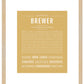 Brewer | Name Art Print