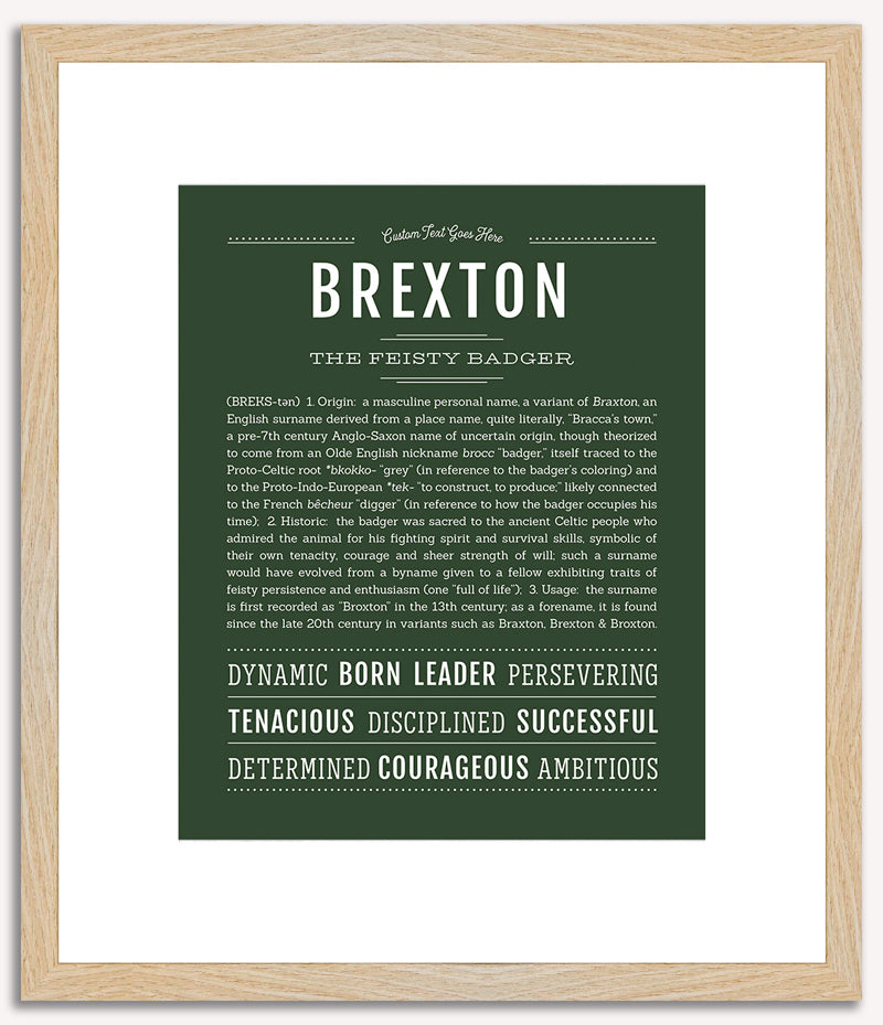 Brexton | Name Art Print