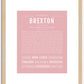 Brexton | Name Art Print