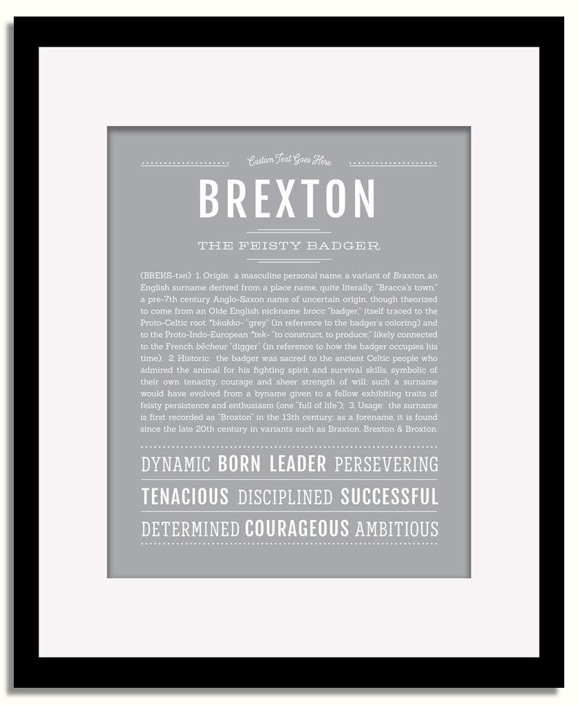 Frame Options | Sage | Black Frame, Matted