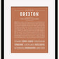 Frame Options | Terra Cotta | Black Frame, Matted