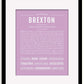 Frame Options | Lilac | Black Frame, Matted