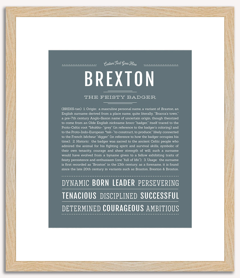 Brexton | Name Art Print