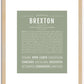 Brexton | Name Art Print