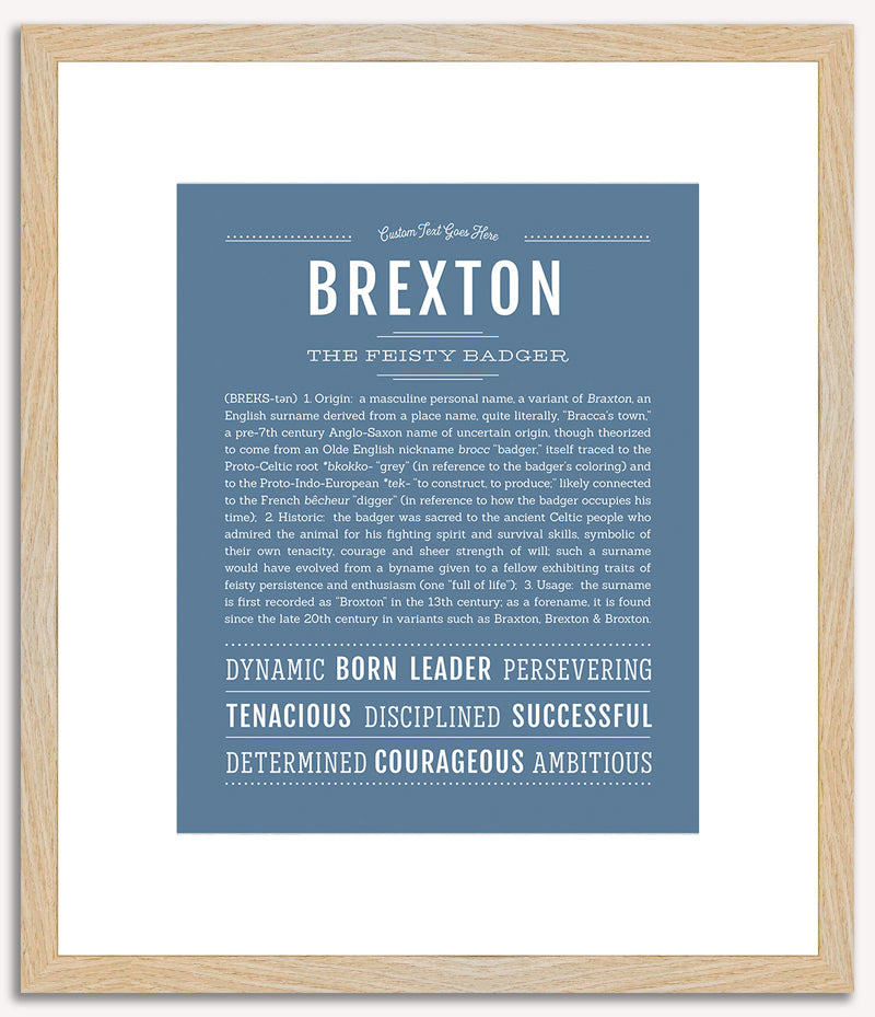 Brexton | Name Art Print