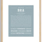 Bria | Name Art Print