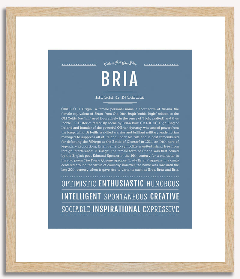 Bria | Name Art Print