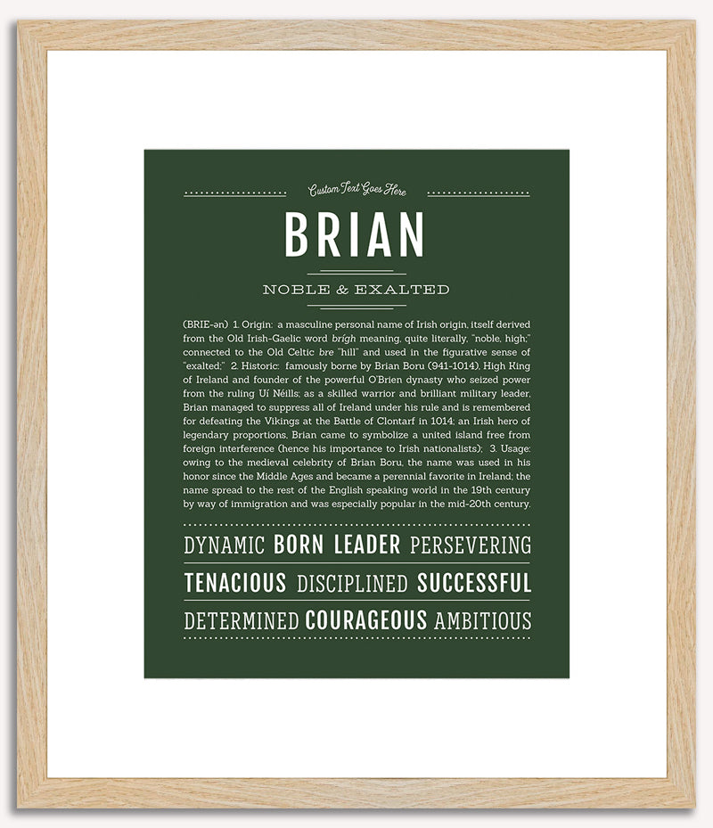 Brian | Name Art Print