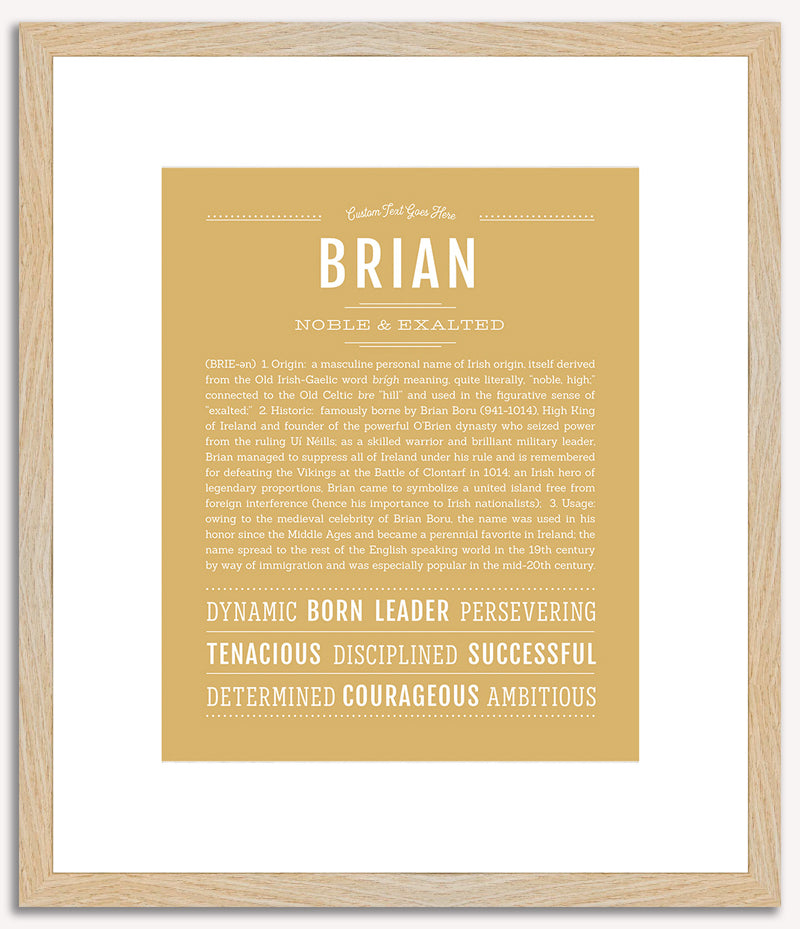 Brian | Name Art Print