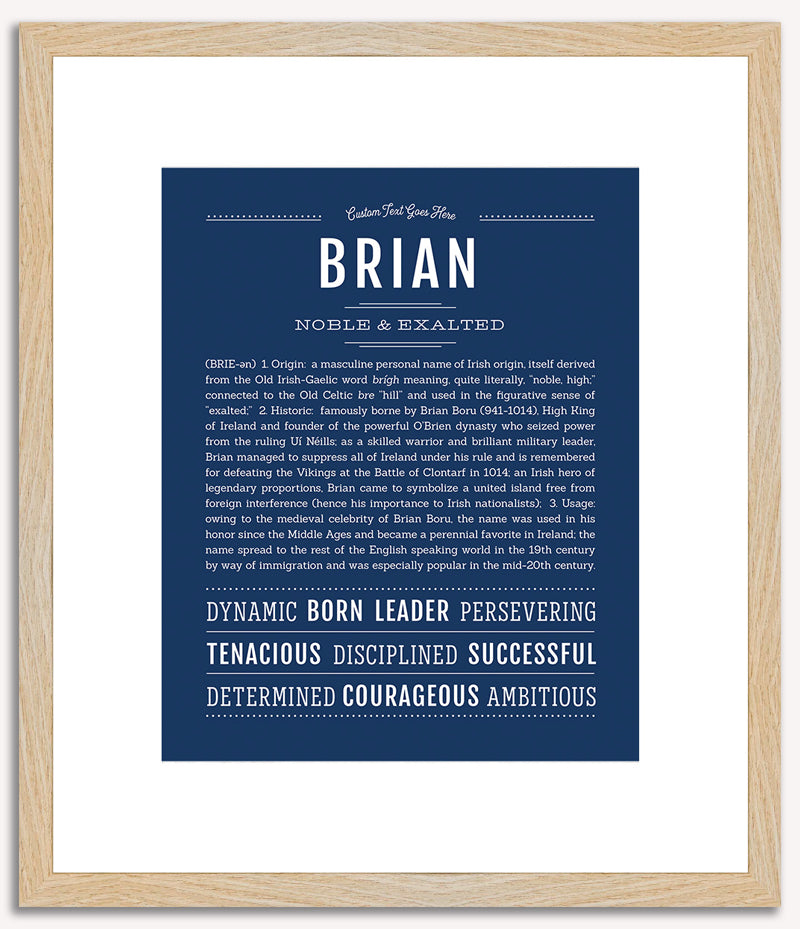 Brian | Name Art Print