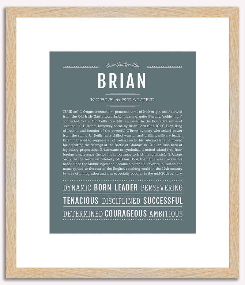 Brian | Name Art Print