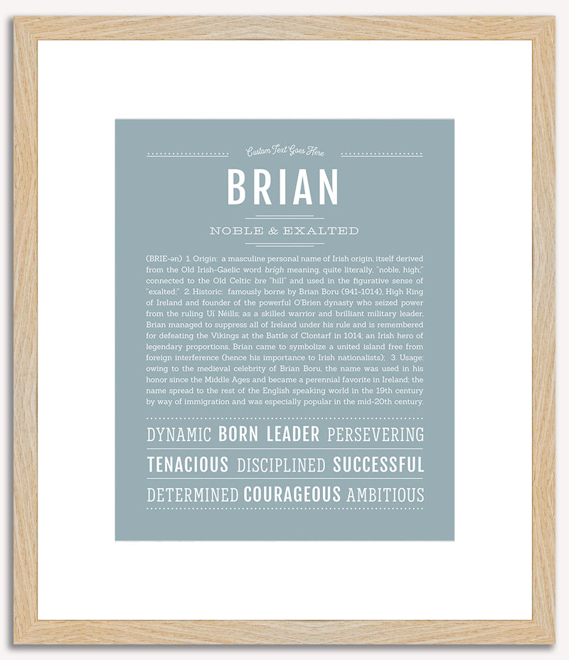 Brian | Name Art Print