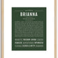 Brianna | Name Art Print