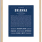 Brianna | Name Art Print