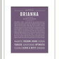 Frame Options | Deep Purple | White Frame, Matted