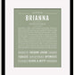 Frame Options | Sage | Black Frame, Matted