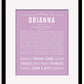 Frame Options | Lilac | Black Frame, Matted