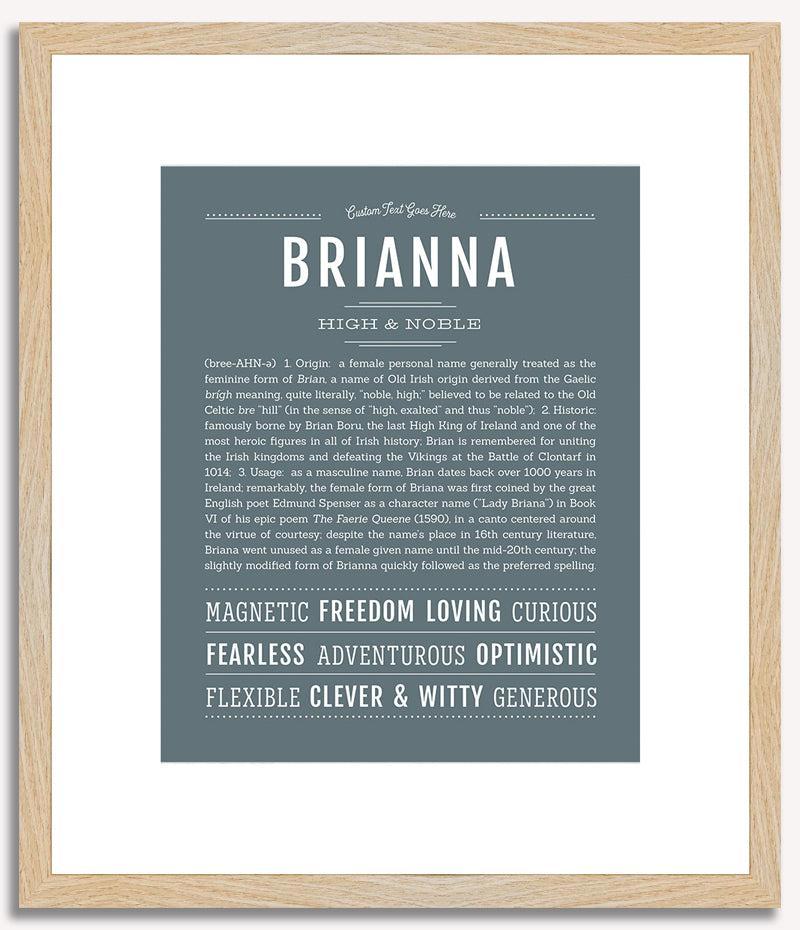 Brianna | Name Art Print