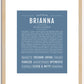 Brianna | Name Art Print