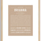 Brianna | Name Art Print