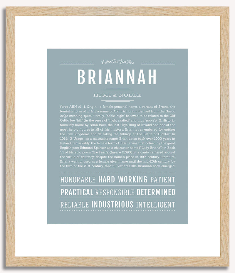 Briannah | Name Art Print