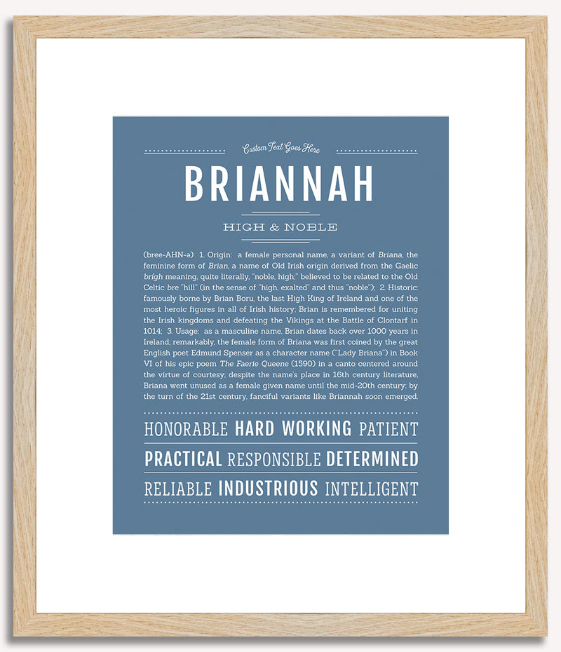 Briannah | Name Art Print