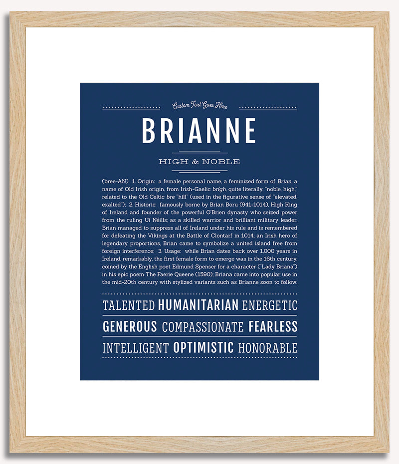 Brianne | Name Art Print