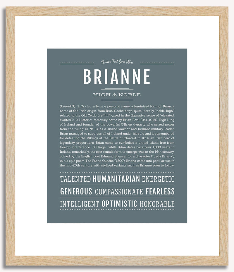 Brianne | Name Art Print