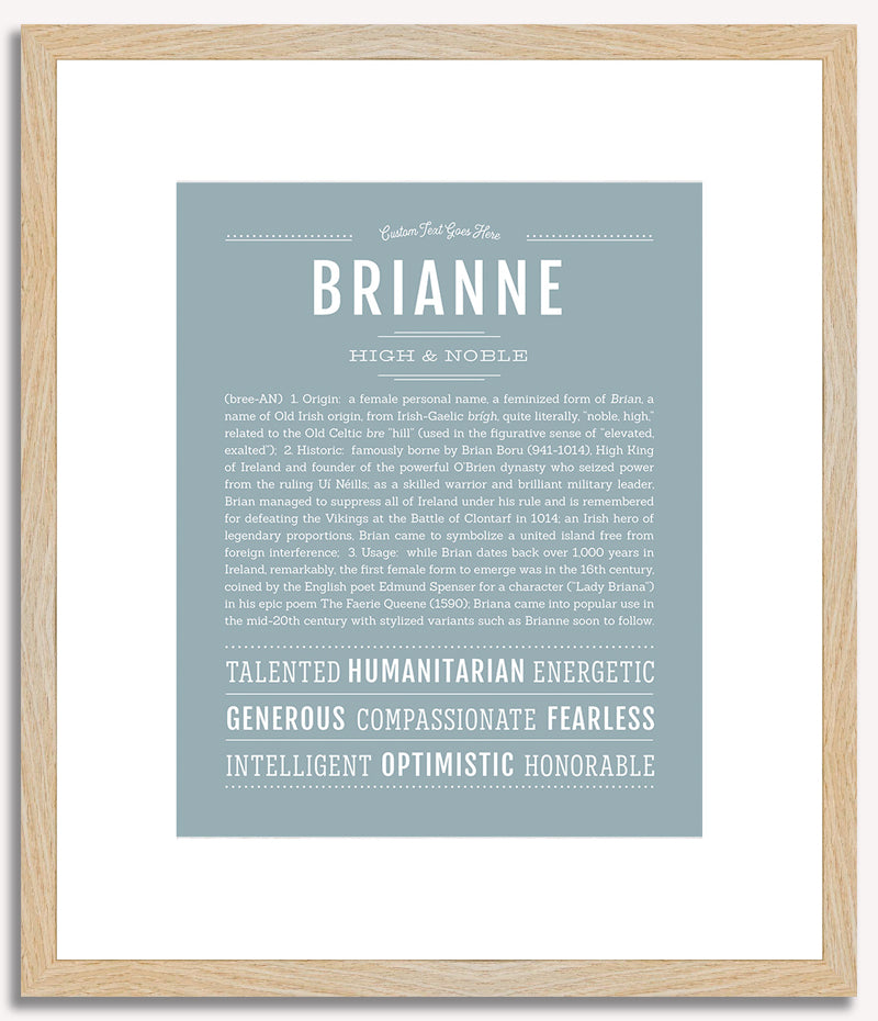 Brianne | Name Art Print