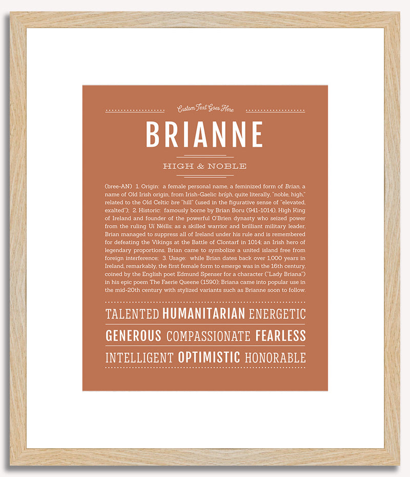 Brianne | Name Art Print