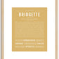 Bridgette | Name Art Print