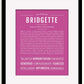 Frame Options | Dark Pink | Black Frame, Matted