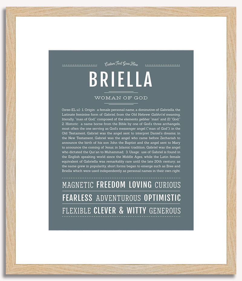 Briella | Name Art Print