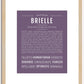 Brielle | Name Art Print