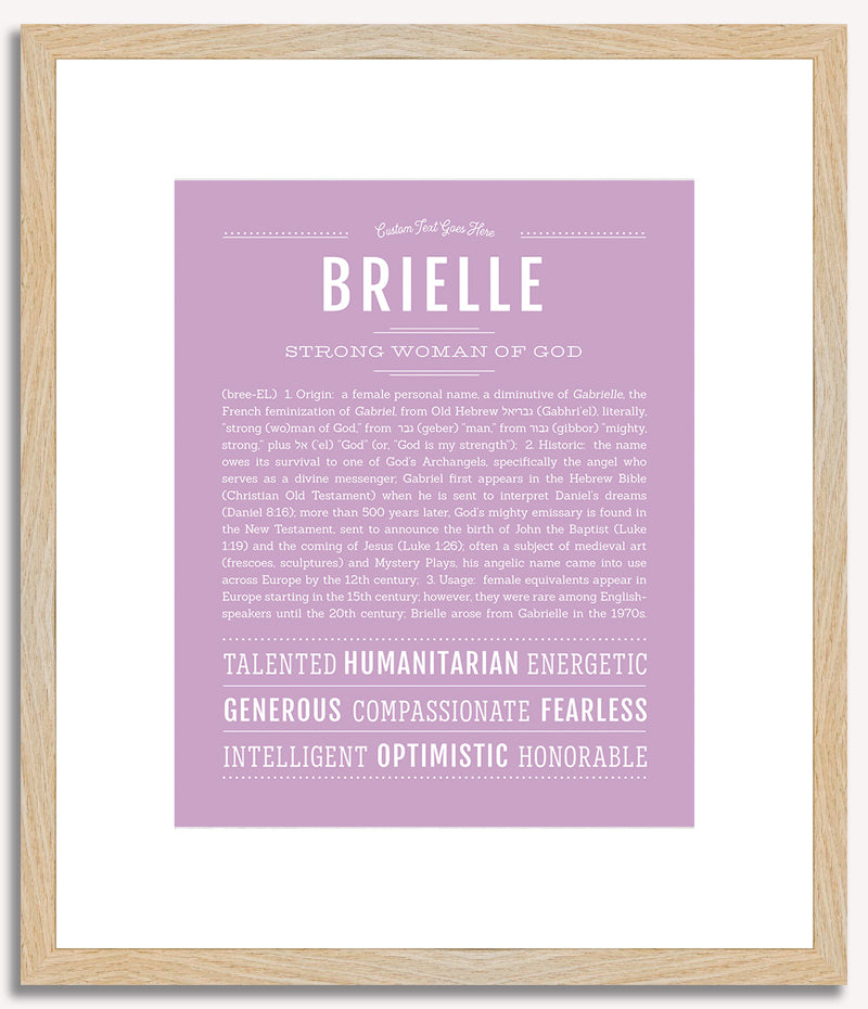 Brielle | Name Art Print